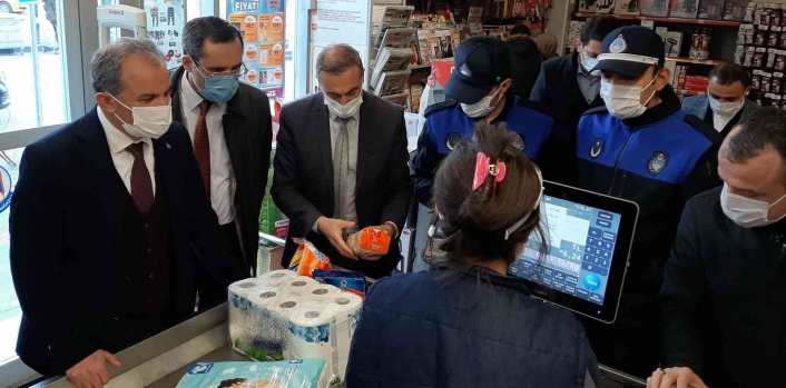 Başkan Kılınç'dan Zincir Marketlere Ani Baskın
